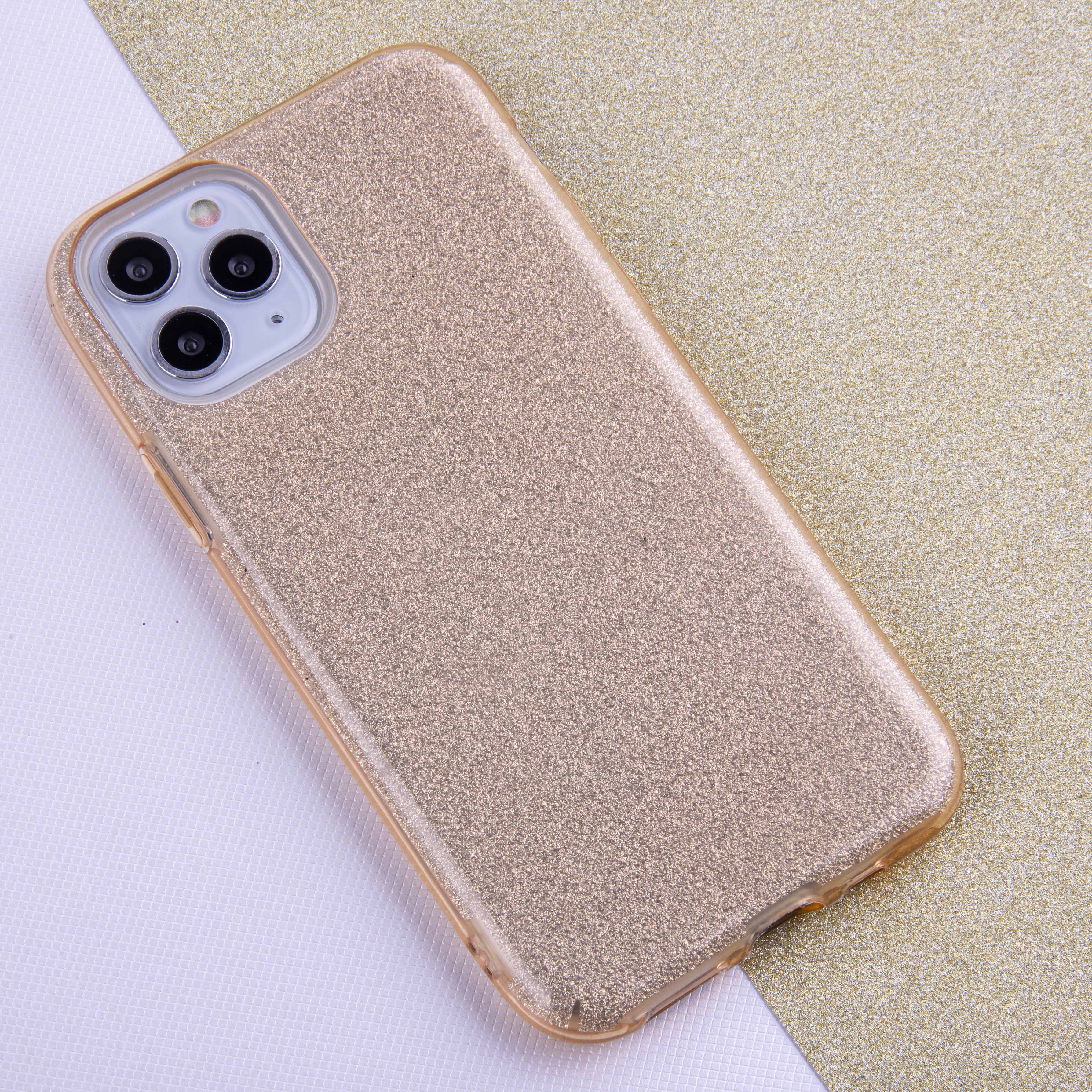 iPhone 16e / 17e MagSafe Cover Glitter 3w1 – Gold