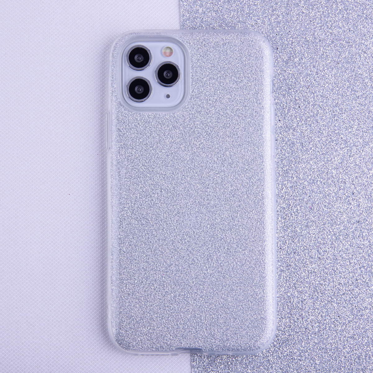 iPhone 17 Pro Max MagSafe Cover Glitter – Sølv