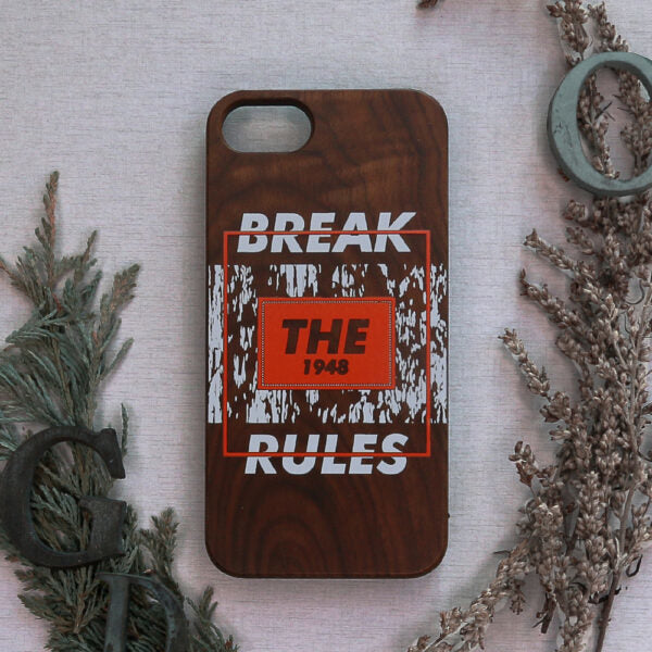 iPhone 7/8/SE Træ Cover break The Rules