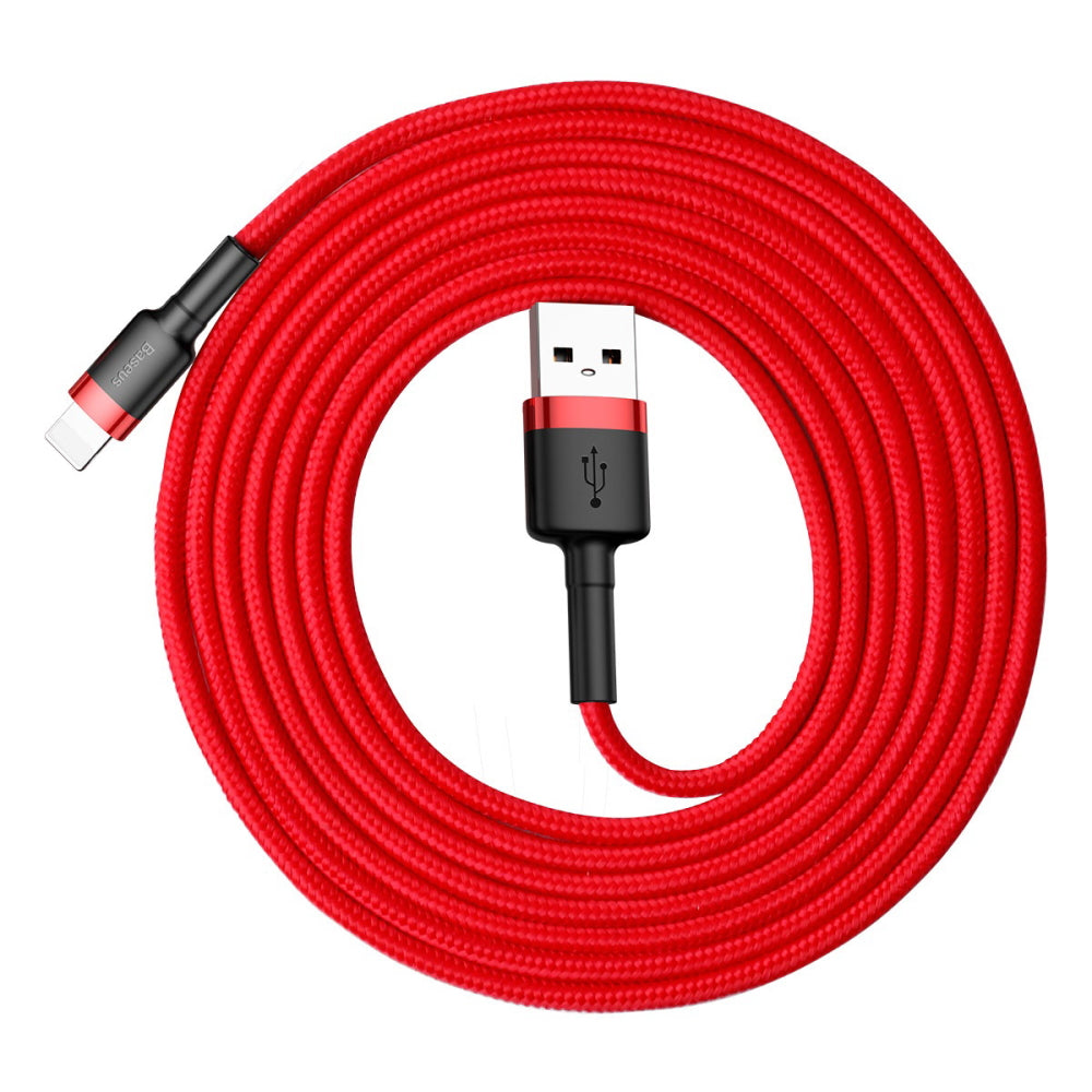 BASEUS USB Cable - Cafule CALKLF-C09 IPHONE lightning 2M 1.5A red
