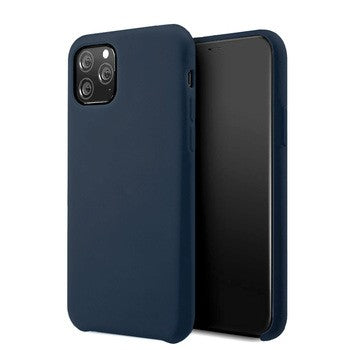 iPhone 13 Pro Silicone Cover Back – Mørk Blå/Blå