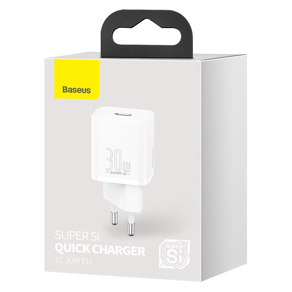 Baseus Super Si 1C 30watt charger hvid