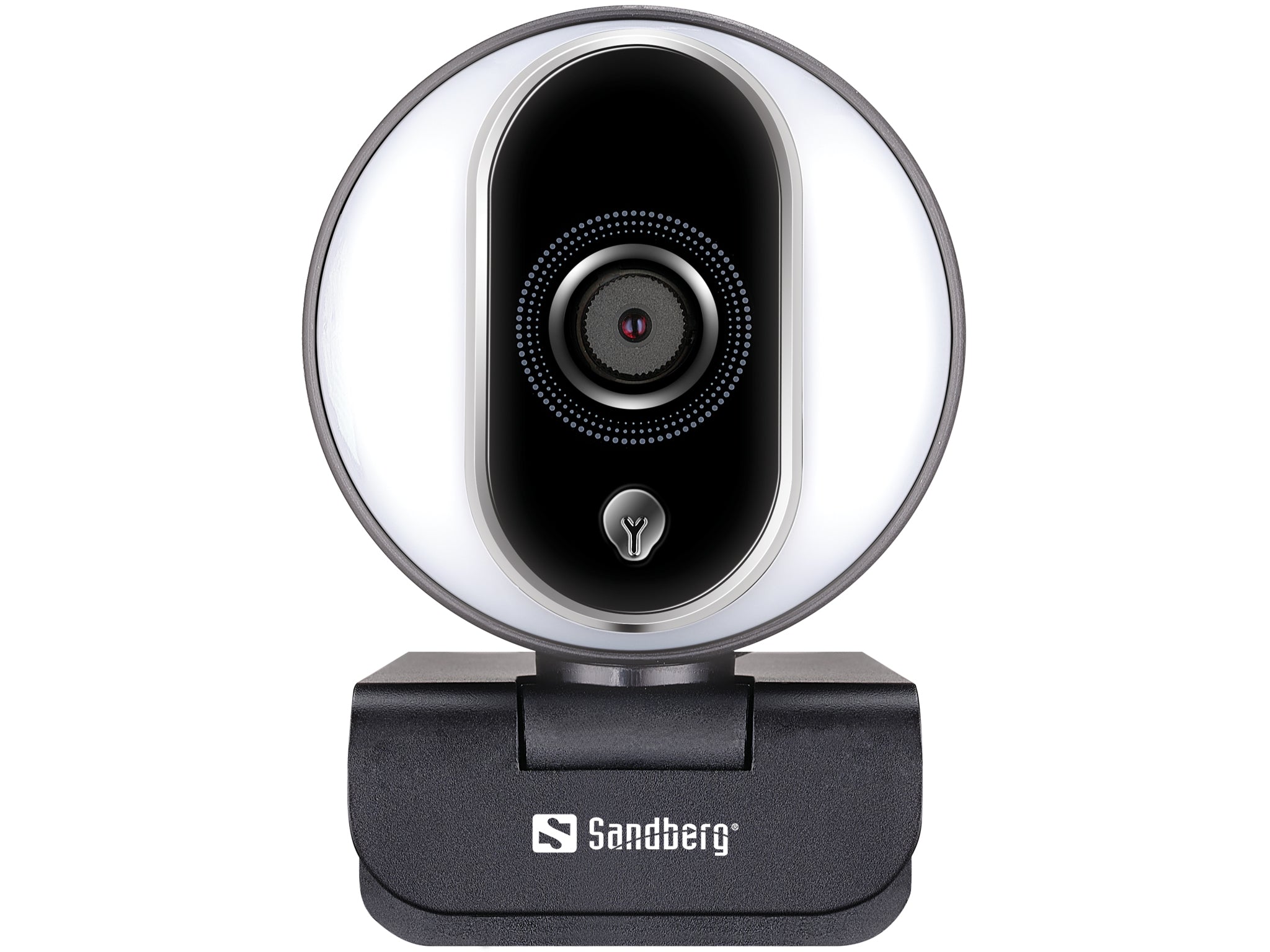 Sandberg Streamer USB Webcam Pro, Black/Silver - billede 2