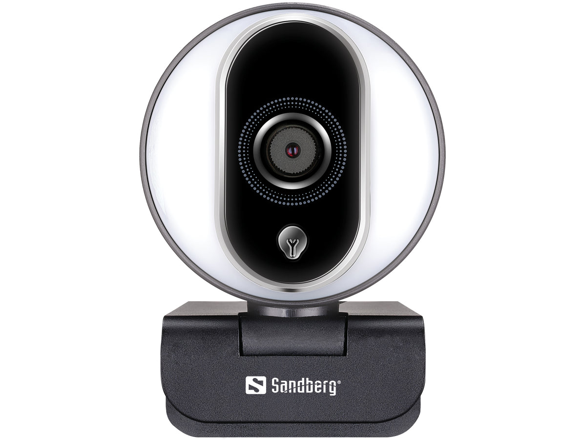 Sandberg Streamer USB Webcam Pro, Black/Silver - billede 2