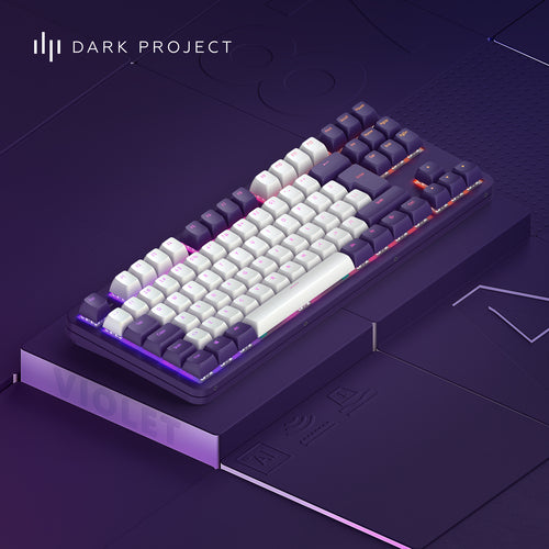 DARK PROJECT Violet/Hvid
