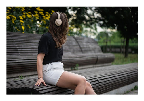 TouchBeat Headphone m/ANC Beig