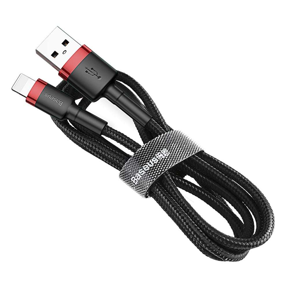BASEUS USB Cable - Cafule CALKLF-B19 IPHONE lightning 1M 1.5A black-red