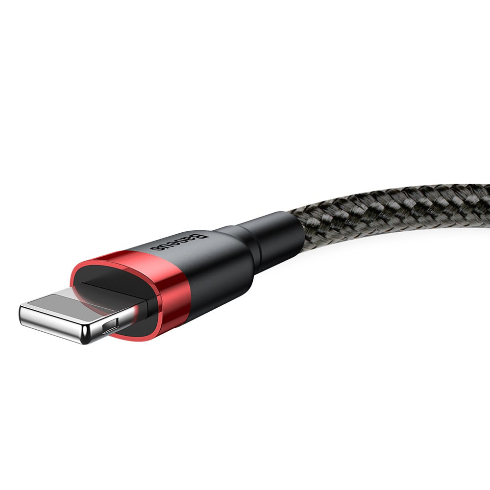 BASEUS USB Cable - Cafule CALKLF-B19 IPHONE lightning 1M 1.5A black-red
