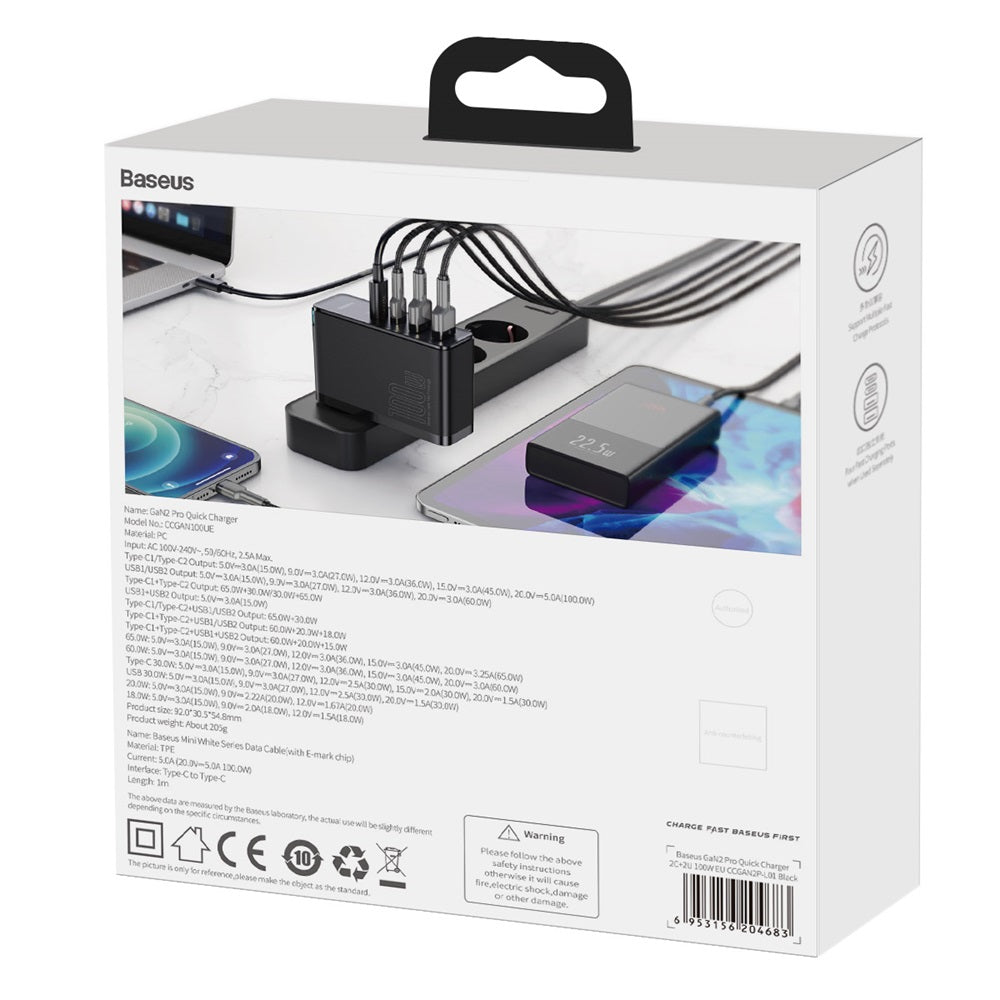 Baseus GaN5 Pro 100W ada