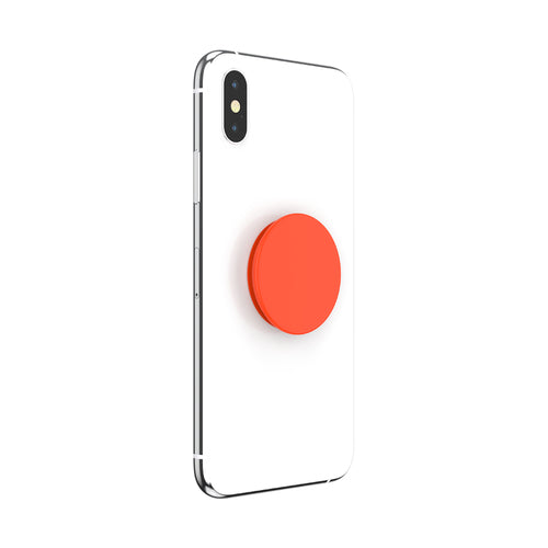 POPSOCKETS Neon Electric Orange Aftageligt Greb m. Standerfunktion EOL