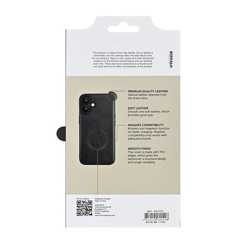 iPhone 16 Cover – Sort – Buffalo