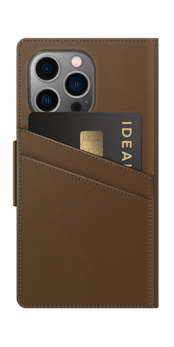 iPhone 13 Pro Wallet Flip Cover Atelier New 2021 Pro Intense Brown – Ideal of Sweden