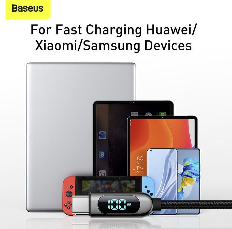 Baseus Kabel USB-C/USB-C 1m Sort - billede 3