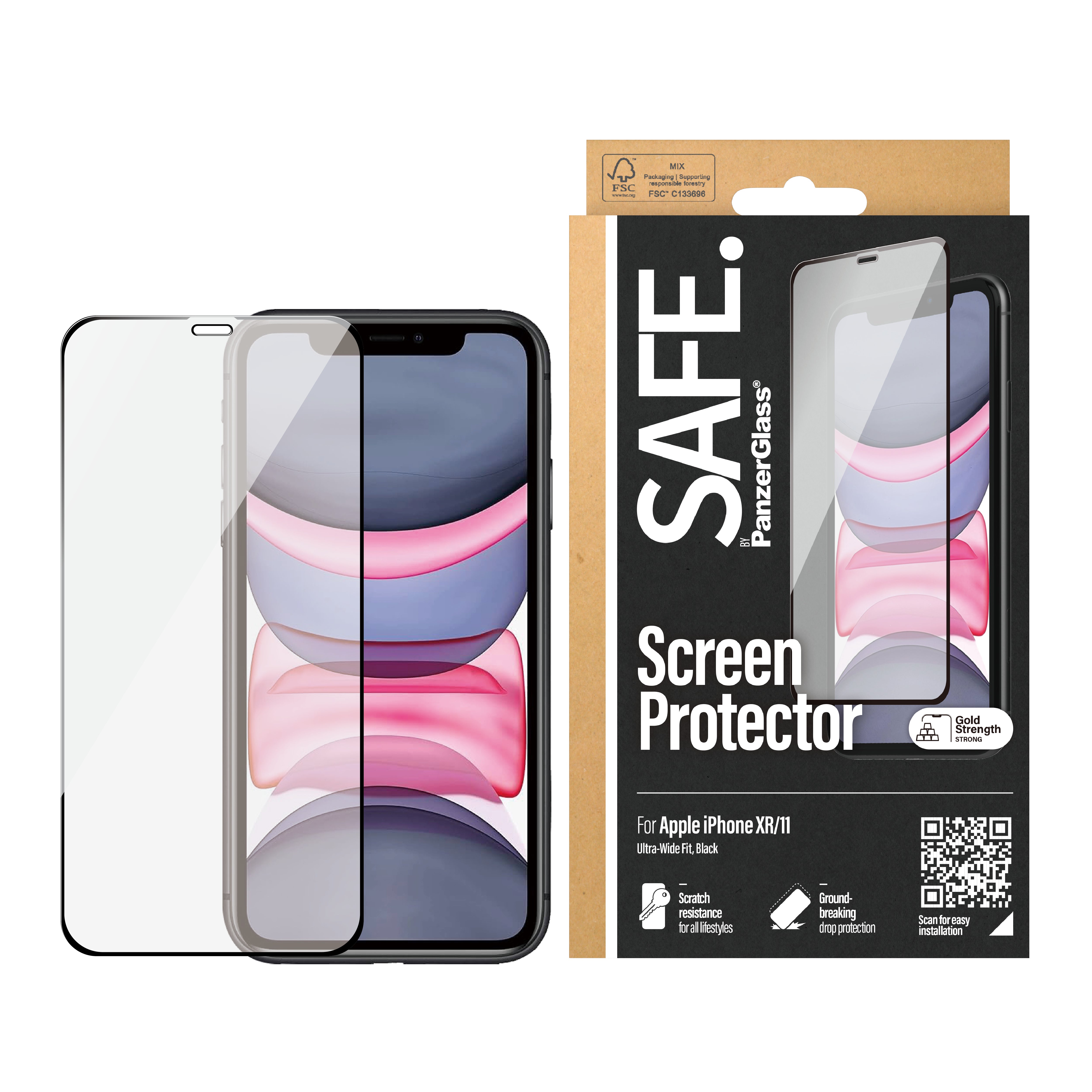 SAFE. iPhone XR/11 Screen Protector Glass
