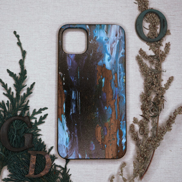 iPhone 11 Cover træ blå