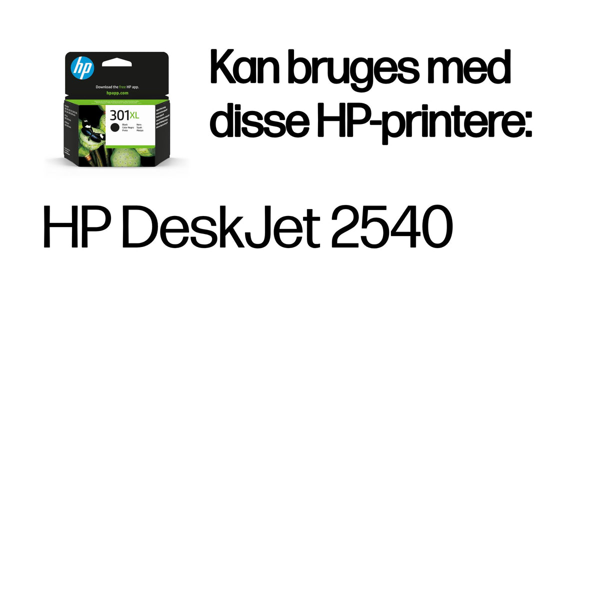 HP 301XL Black