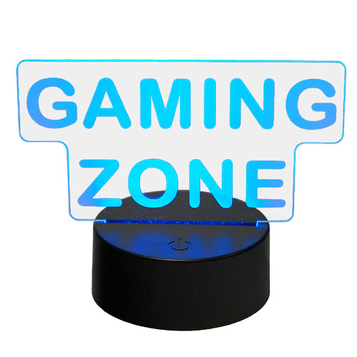 3D LED Lampe - Gaming Zone