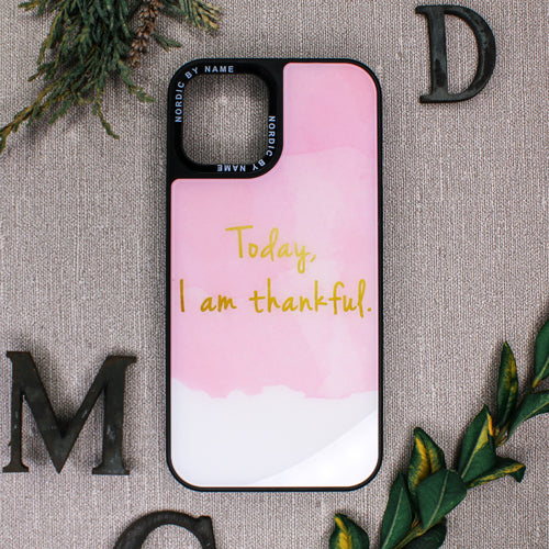 iPhone 12/12 Pro Cover today I Am Thankful Logo Om Kamerahul