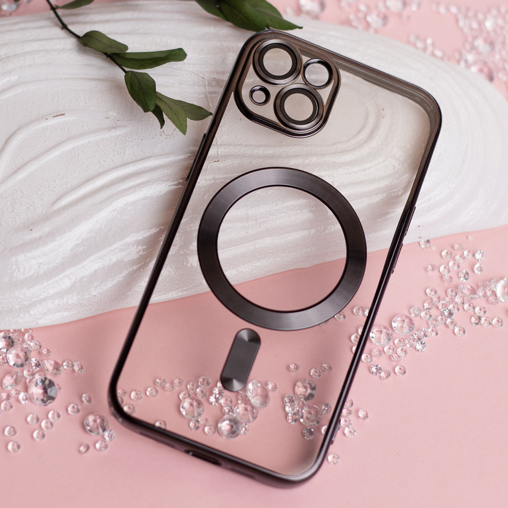 iPhone 15 Cover Color Chrome Mag Color Chrome – Sort
