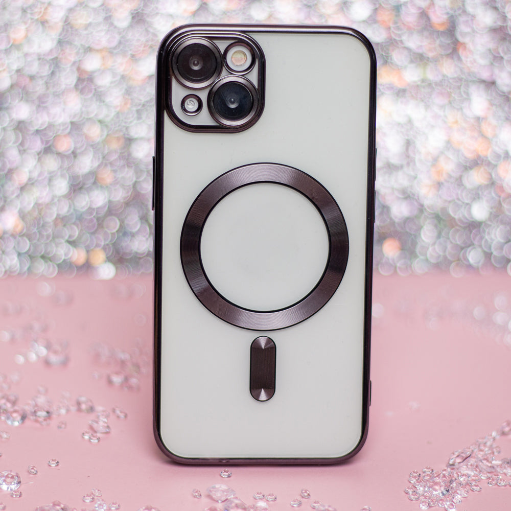 iPhone 15 Cover Color Chrome Mag Color Chrome – Sort