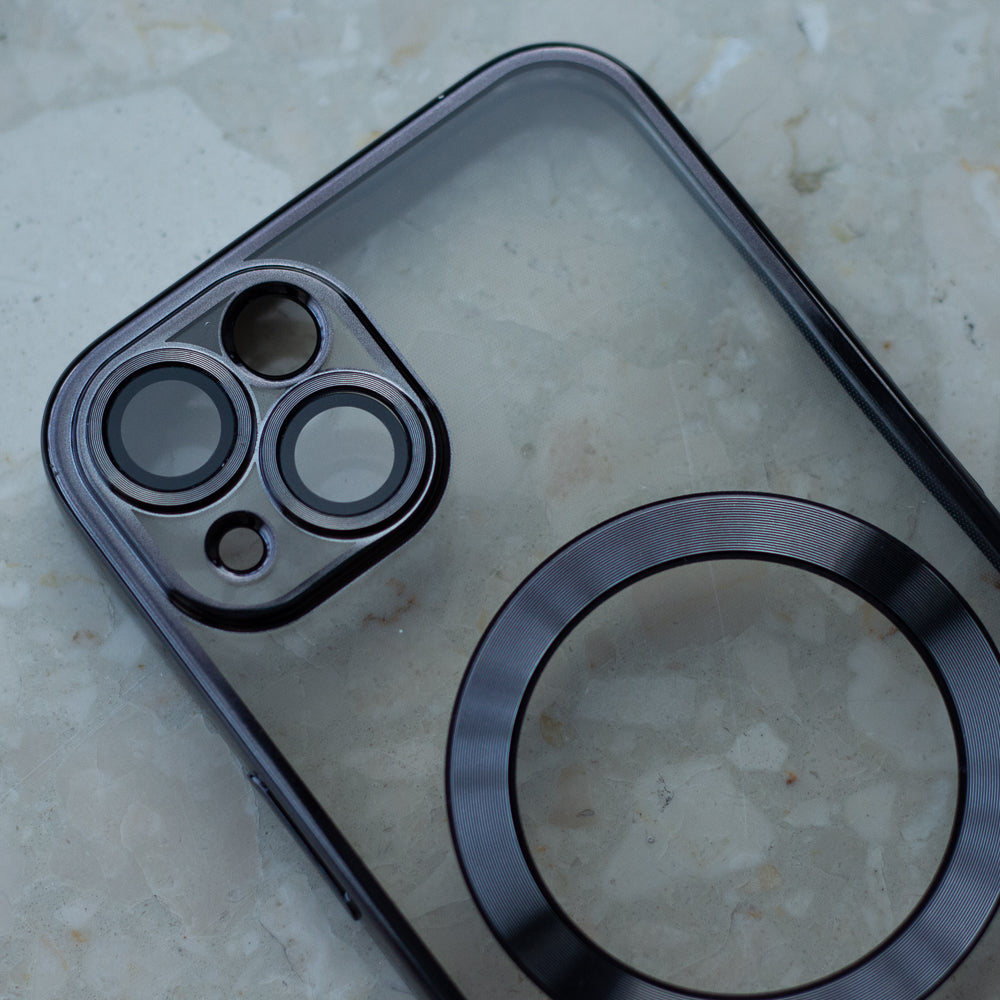 iPhone 16 Cover Color Chrome Mag Color Chrome – Sort