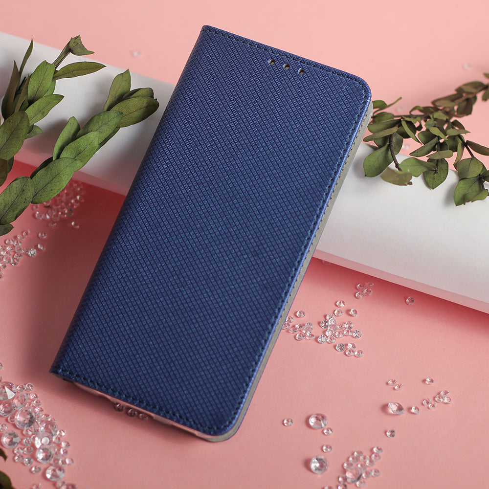 iPhone 17 Pro Max / 18 Pro Max TPU Wallet Flip Cover Smart Magnet – Mørk Blå/Blå