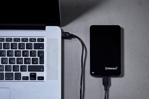 USB3 2,5" 1TB Intenso Sort