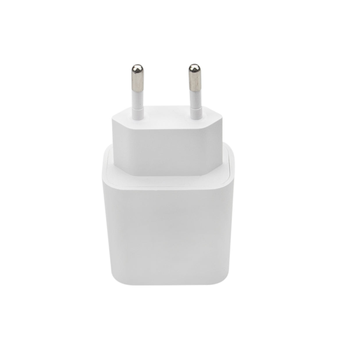 20W PD QC USB+USB-C Lade hvid