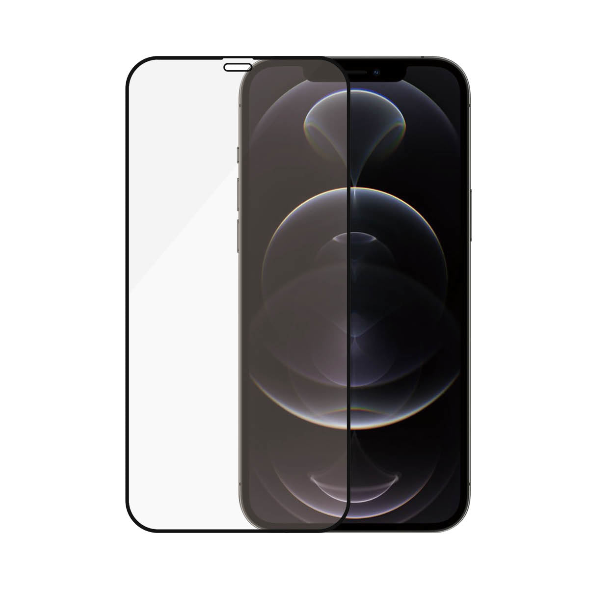 PanzerGlass iPhone 12/12 Pro (CF), Black (AB)