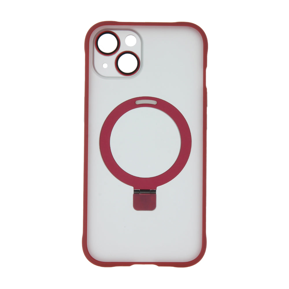 iPhone 14 Cover Mag Ring – Rød