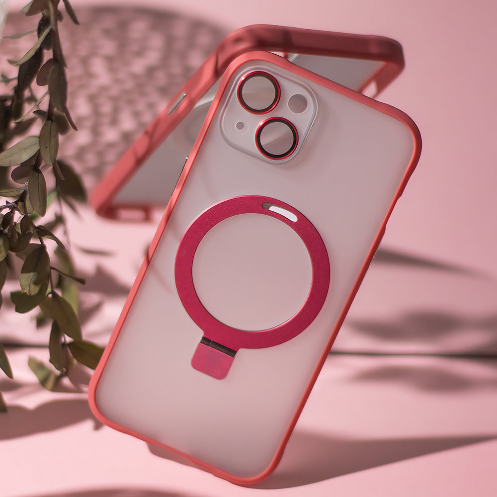 iPhone 14 Cover Mag Ring – Rød
