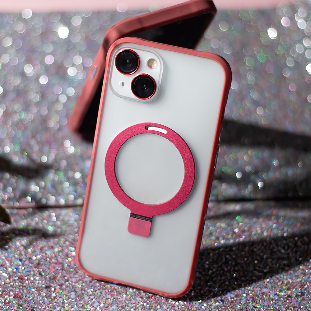 iPhone 14 Cover Mag Ring – Rød