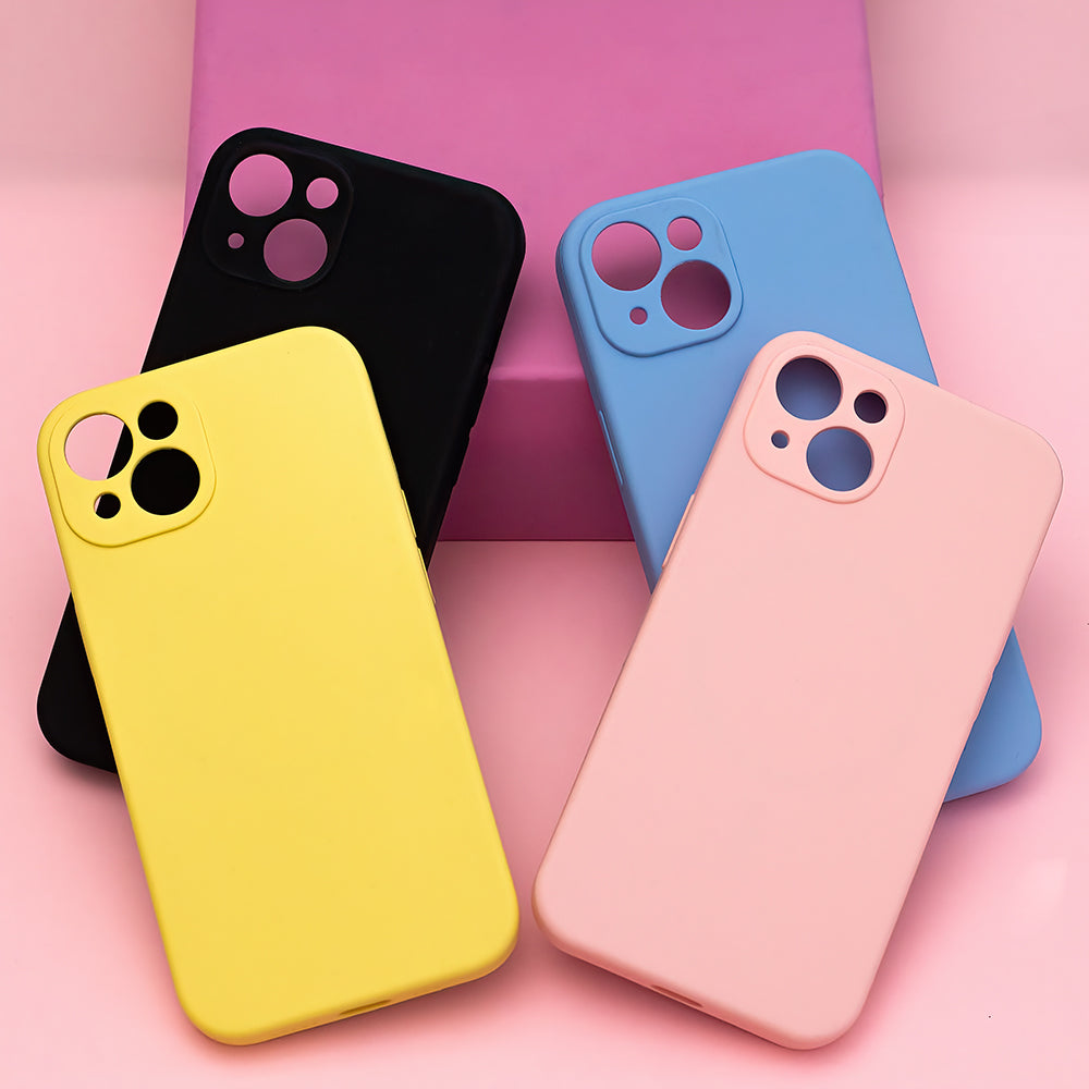 iPhone 15 Pro Silicone MagSafe Cover Mag Invisible Pastel – Gul