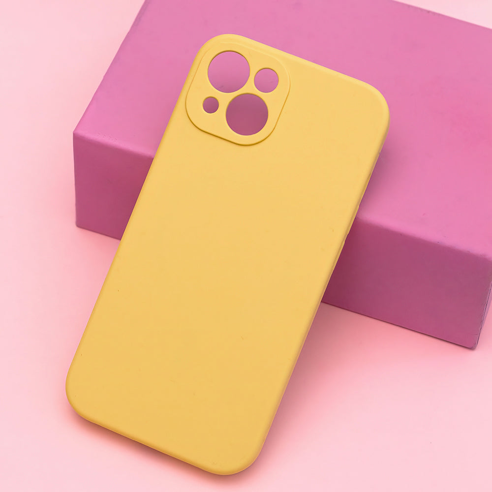 iPhone 15 Pro Silicone MagSafe Cover Mag Invisible Pastel – Gul