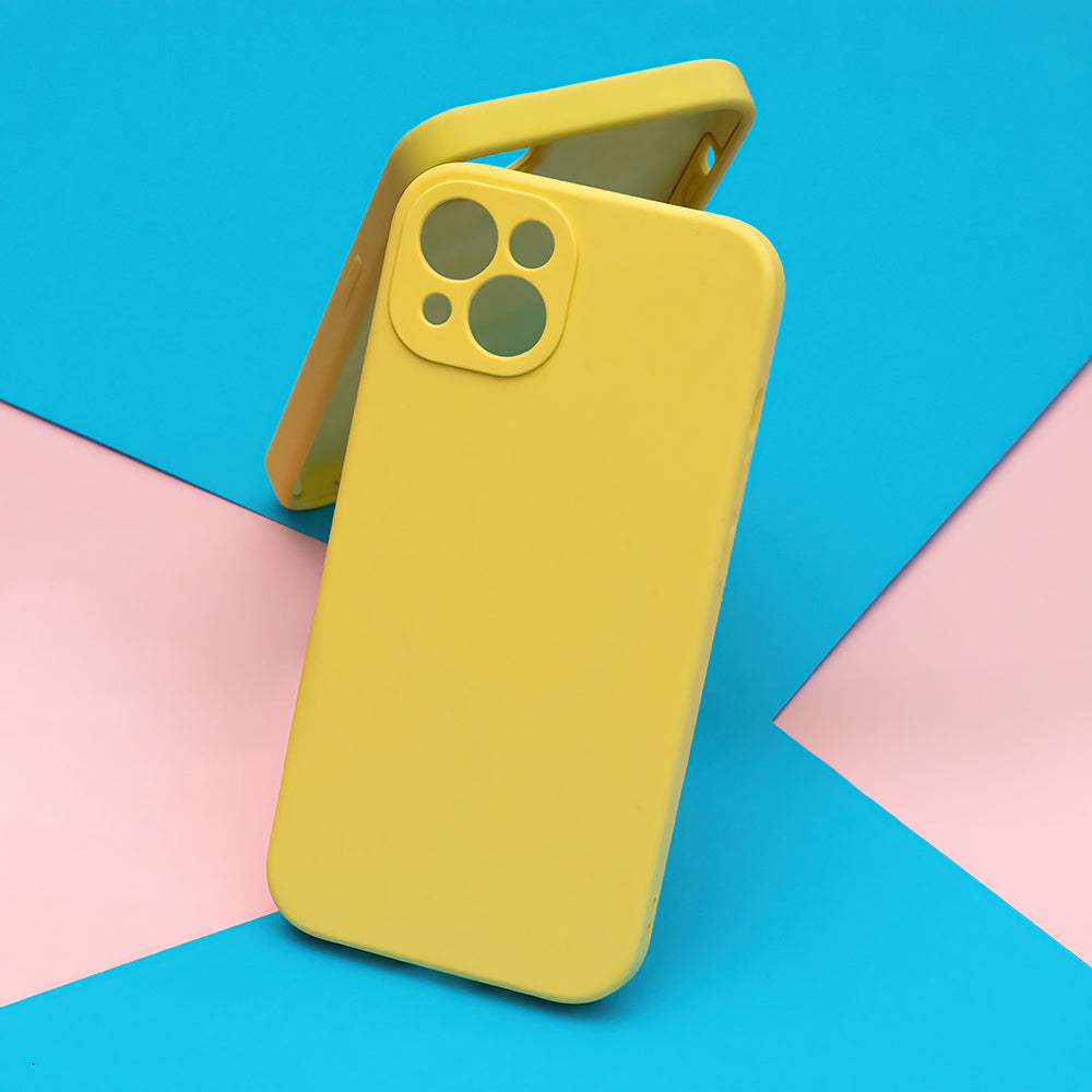 iPhone 15 Pro Silicone MagSafe Cover Mag Invisible Pastel – Gul