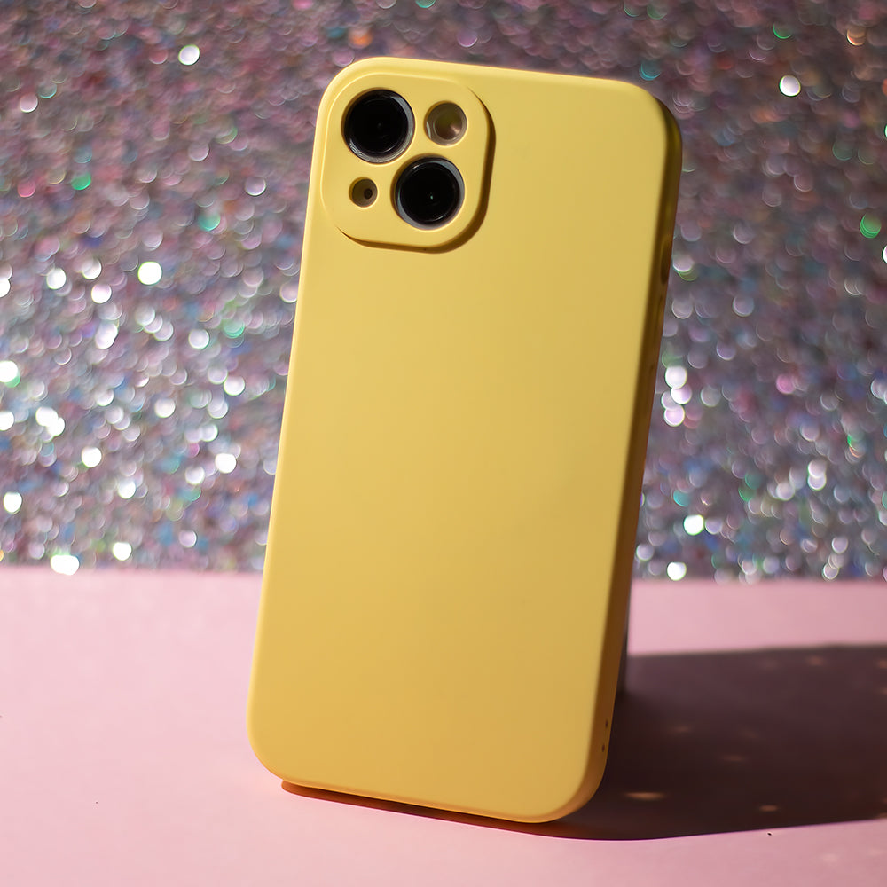 iPhone 15 Pro Silicone MagSafe Cover Mag Invisible Pastel – Gul