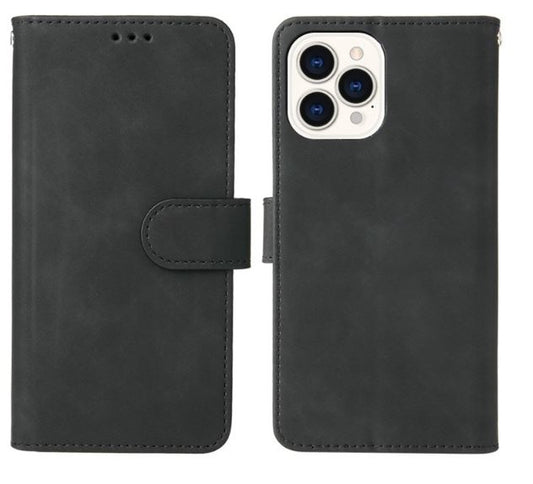 iPhone 14 Plus PU Wallet Flip Cover Folio – Sort