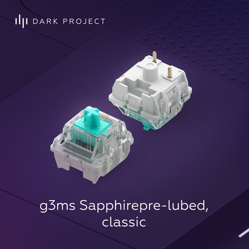 DARK PROJECT Violet/Hvid