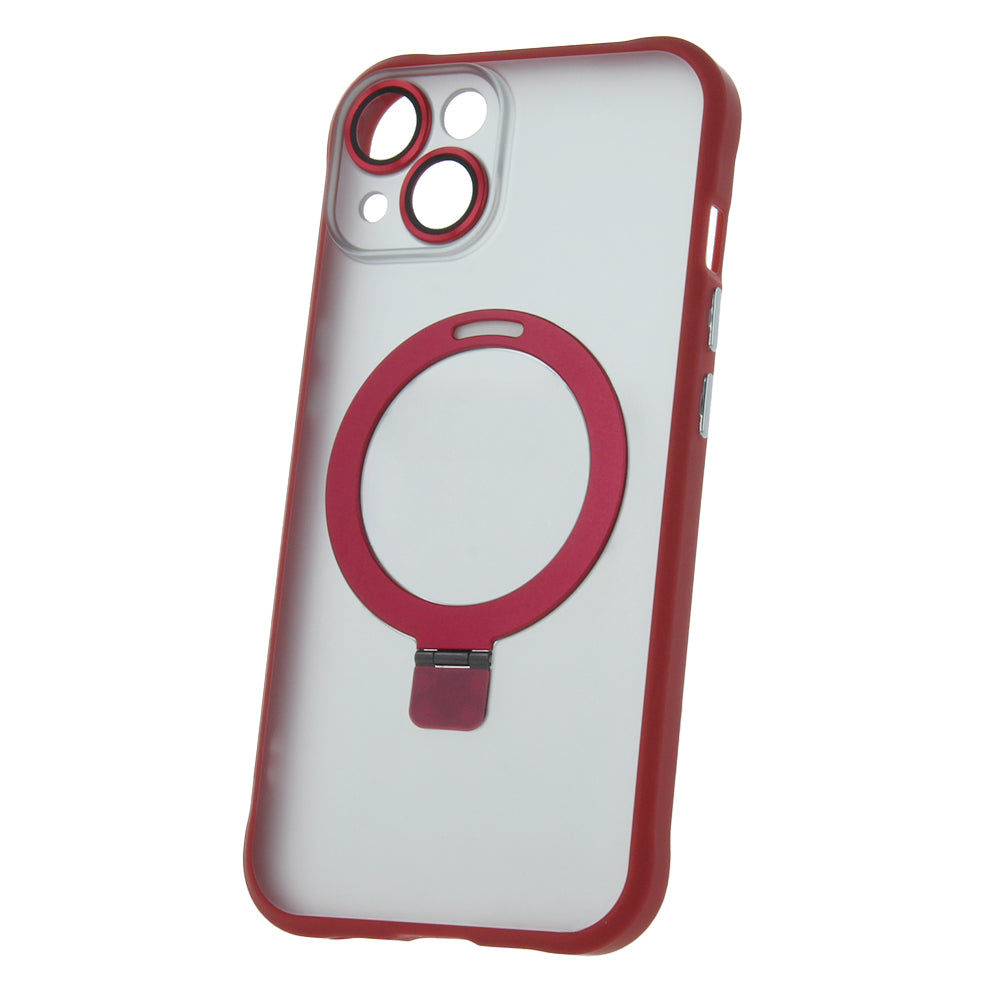 iPhone 14 Cover Mag Ring – Rød