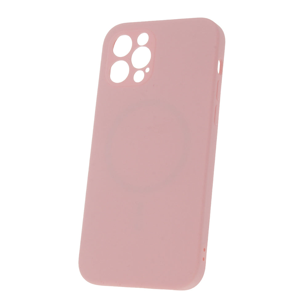 iPhone 14 Pro Silicone MagSafe Cover Mag Invisible Pastel – Pink