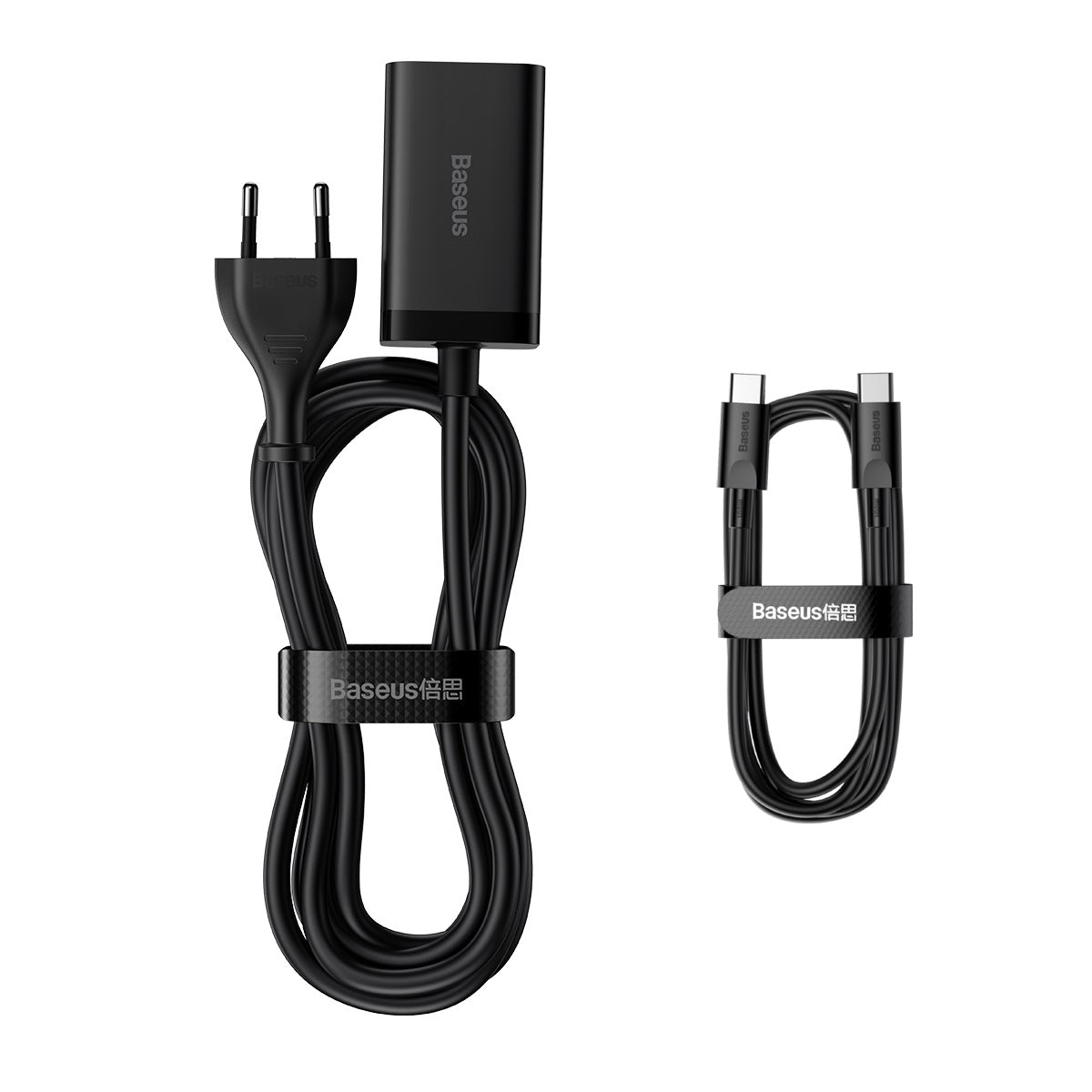 GaN5 65W 2xUSB 2xUSBc Sort