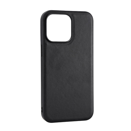 iPhone 15 Pro Max Læder Cover Magserie – Sort – Buffalo