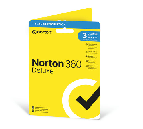 NORTON 360 DELUXE 25GB ND 1U3D
