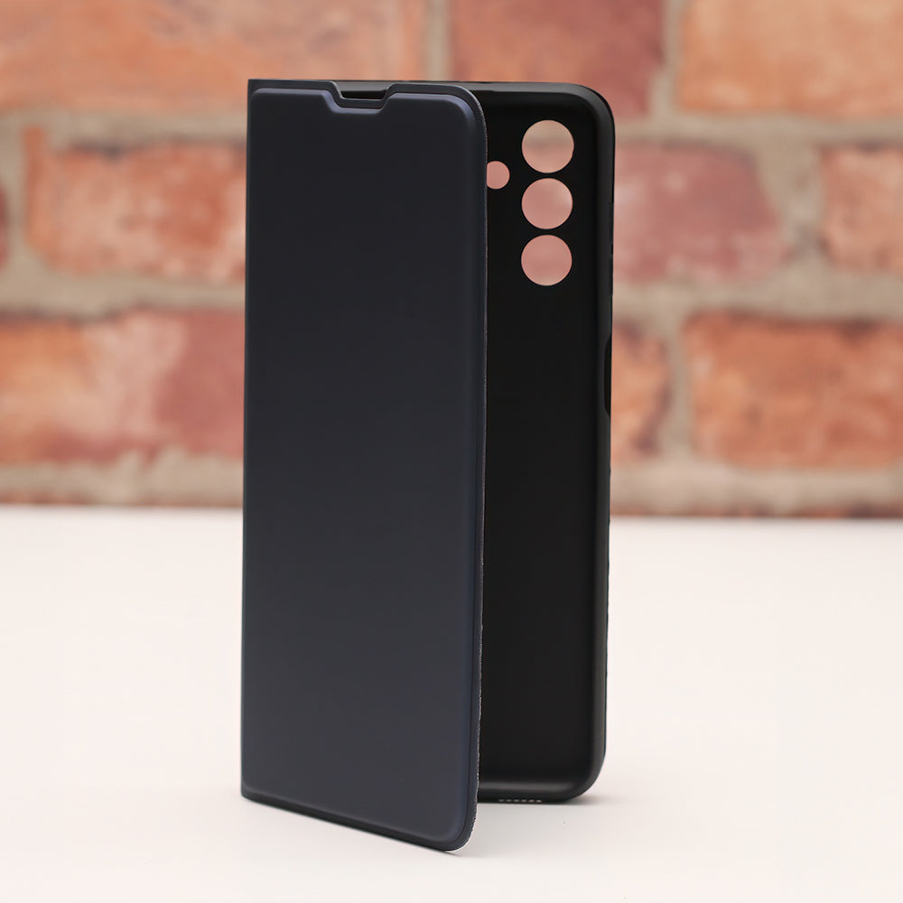 iPhone 13 Wallet Flip Cover Smart Soft – Mørk Blå/Blå