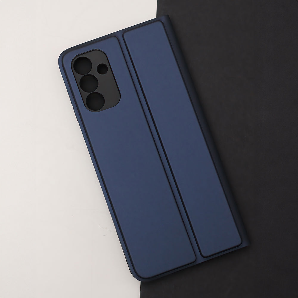 iPhone 13 Wallet Flip Cover Smart Soft – Mørk Blå/Blå