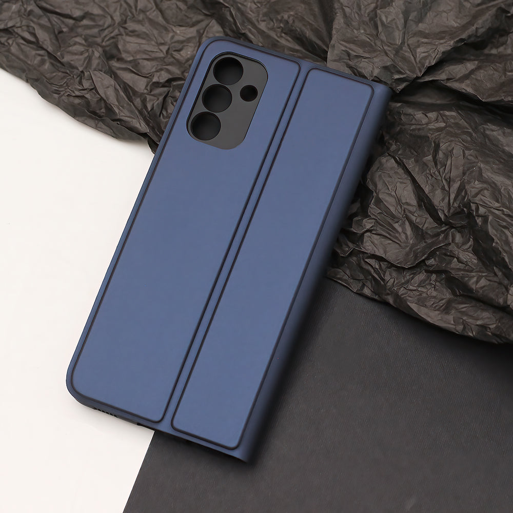 iPhone 13 Wallet Flip Cover Smart Soft – Mørk Blå/Blå