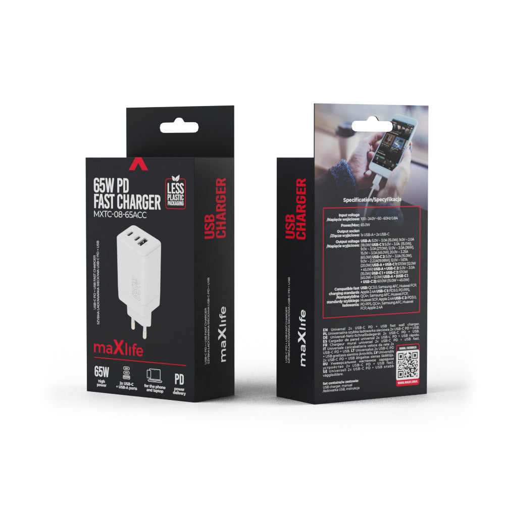 65W PD fastcharger