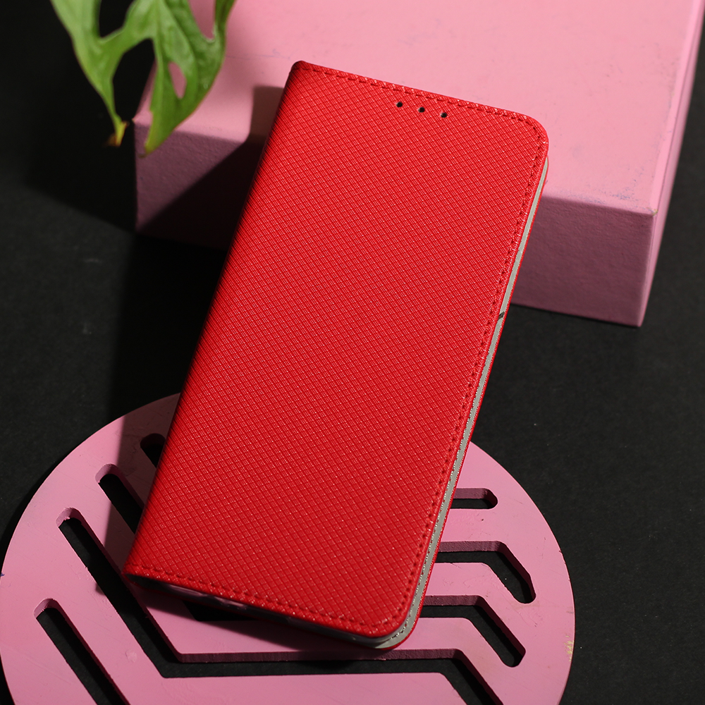 iPhone 17 Pro Max / 18 Pro Max TPU Wallet Flip Cover Smart Magnet – Rød