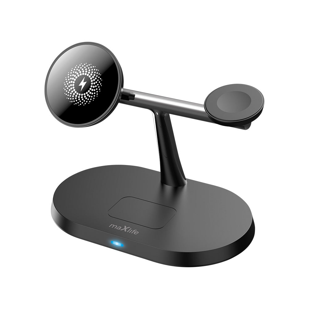 MaXlife 3i1 Trådløs Lader Sort