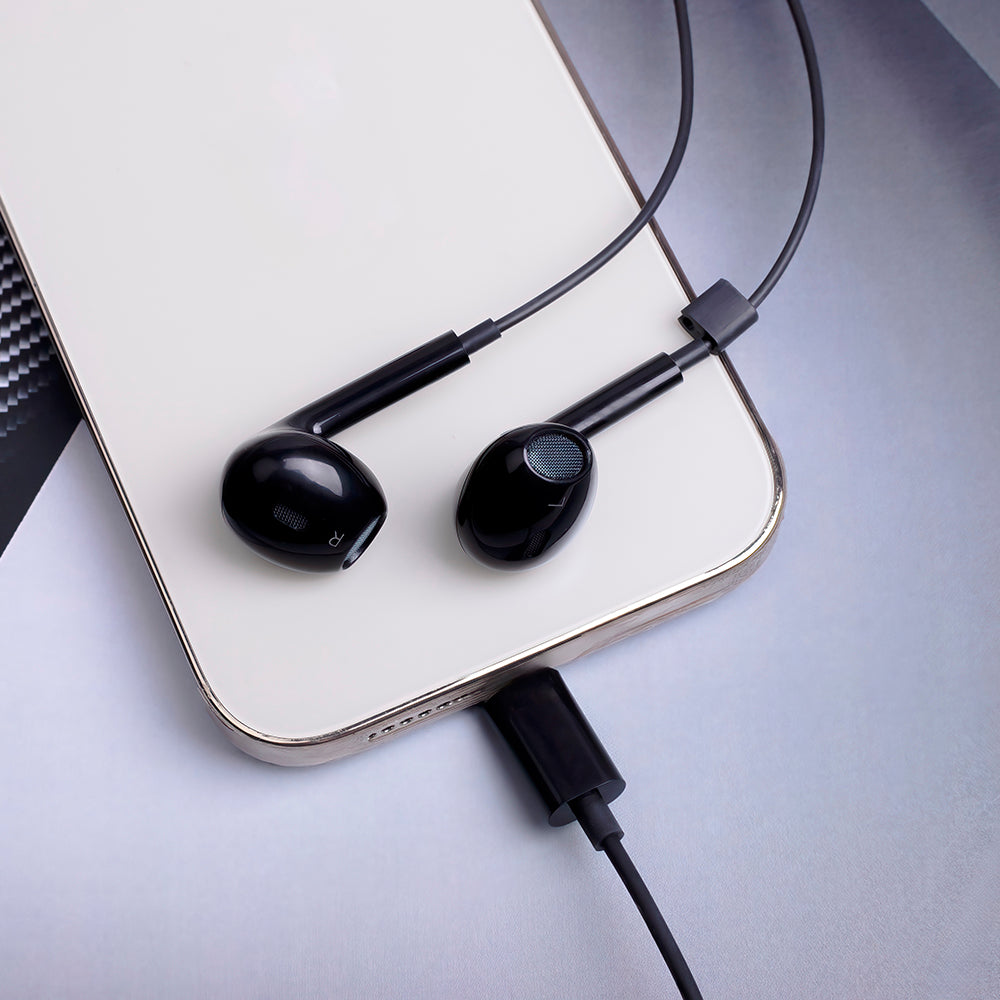 MaXlife InEar USB-C Sort